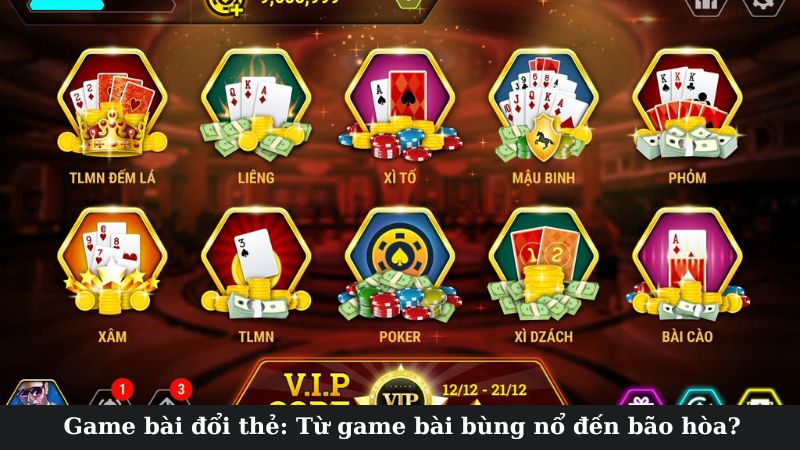 Những giải pháp cho thị trường game bài đổi thẻ