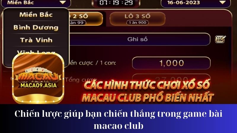 Cách chơi game bài macao club