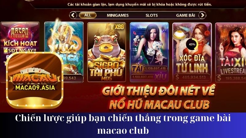 Một số lưu ý khi chơi Game bài Macao Club